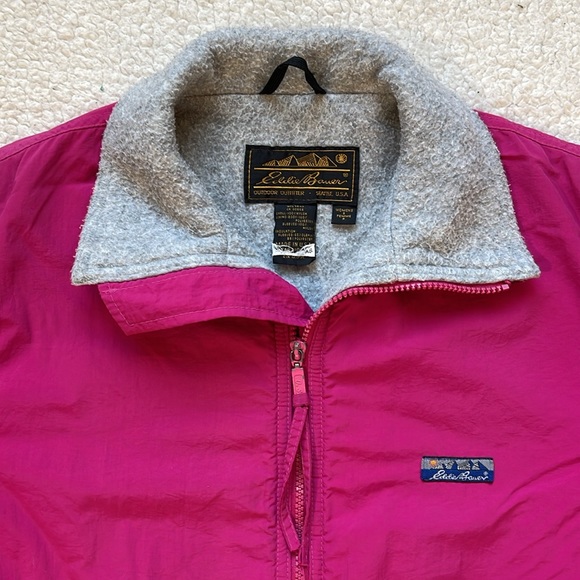 Vintage 80s Eddie Bauer Fleece Lined Winter Jacket - Picture 5 of 8